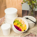 Disposable microwave box paper cup bow